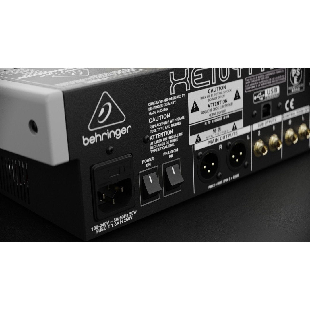 Xenyx1622USB Audio Mixer 3D Model – PBR Textured Game Asset, FBX, OBJ - View 8