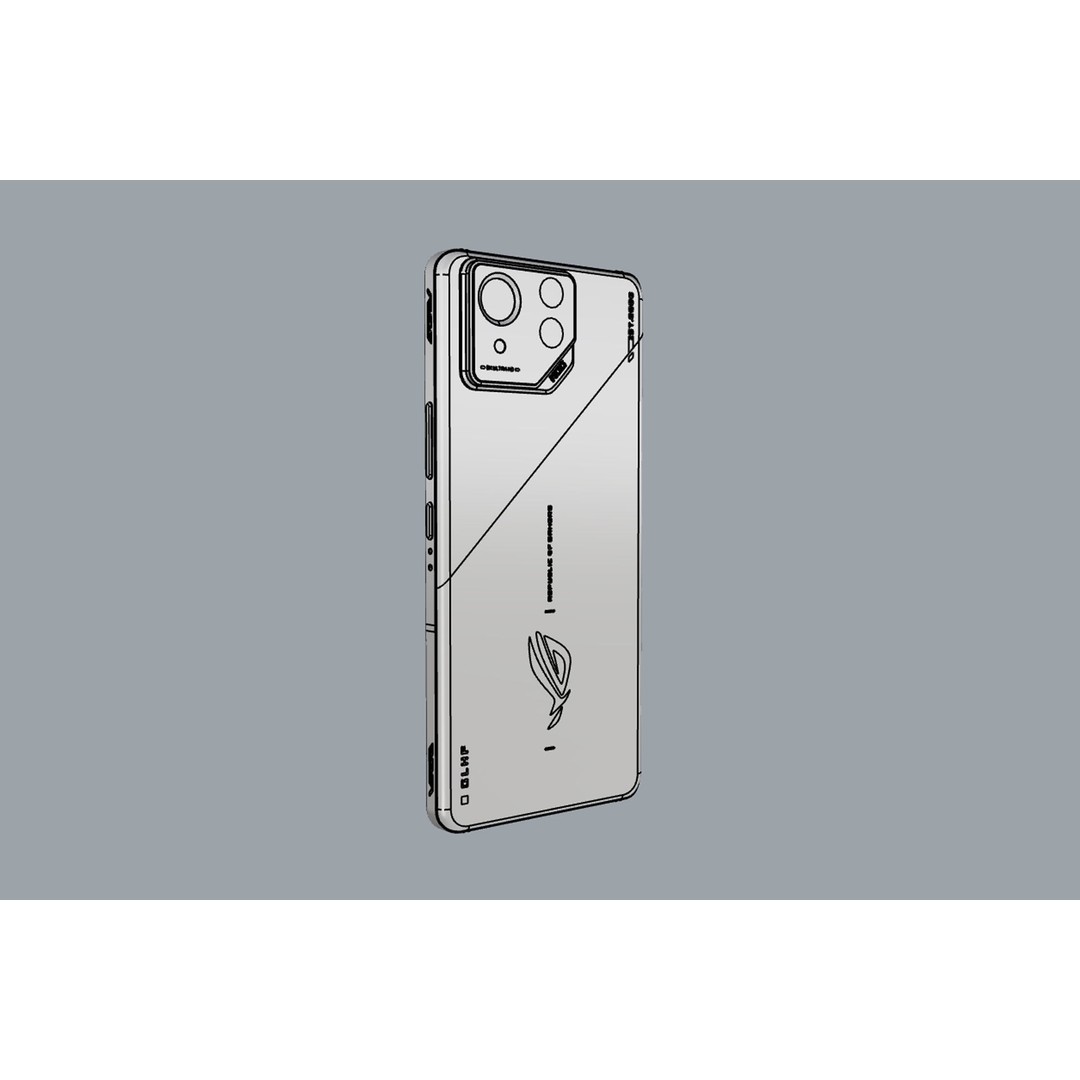 ASUS ROG Phone 8 3D Model – Realistic Game Asset, FBX, OBJ, PBR - View 20