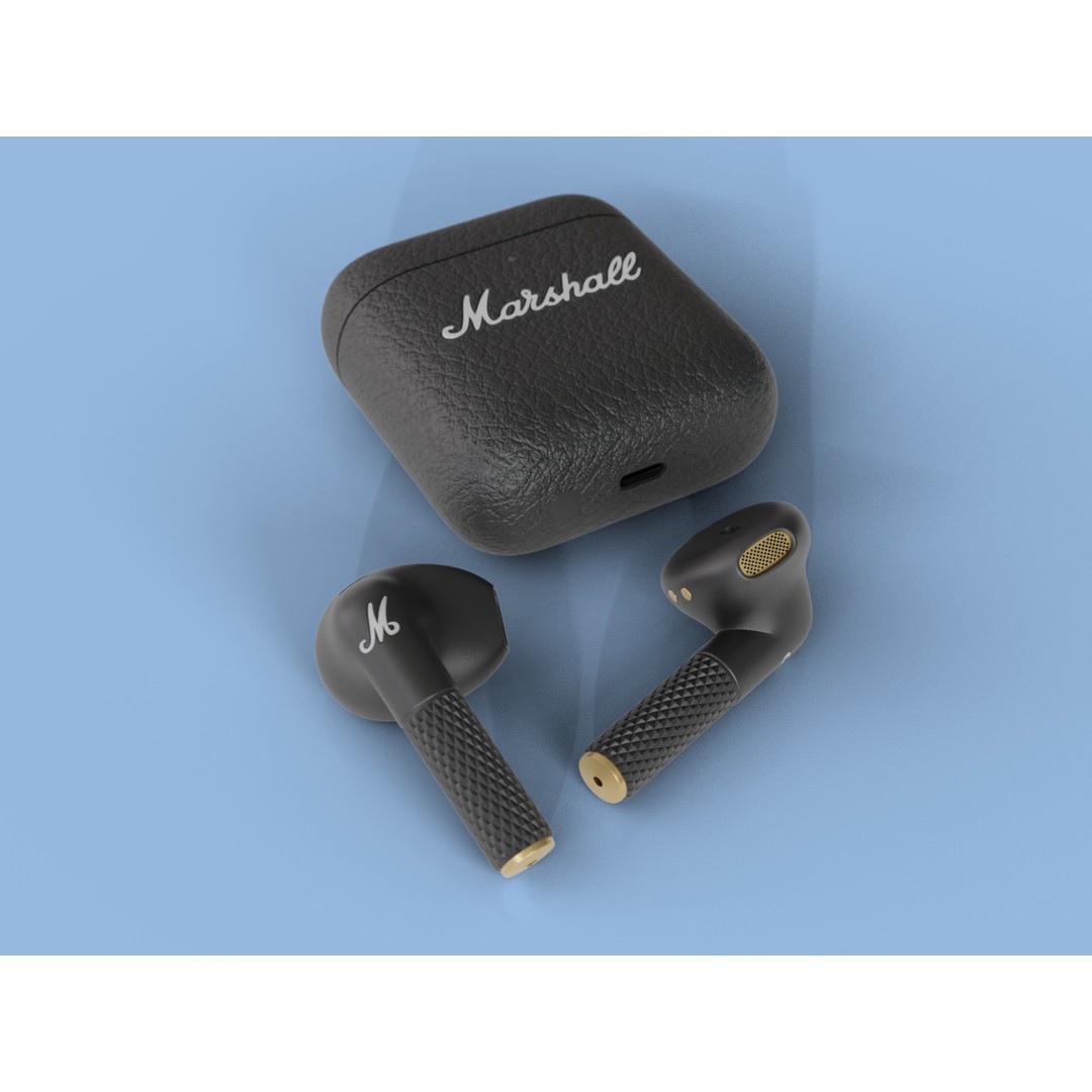Marshall MINOR IV Headphones 3D Model – Low Poly PBR Asset, FBX, OBJ - View 5