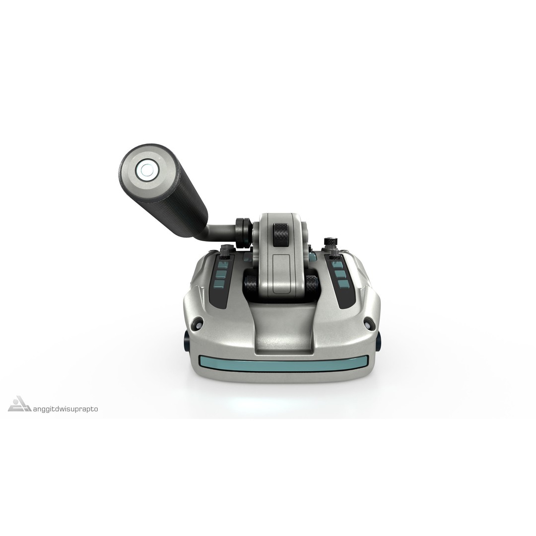 Racing Handbrake 3D Model – Futuristic Design with PBR Textures, FBX - View 3