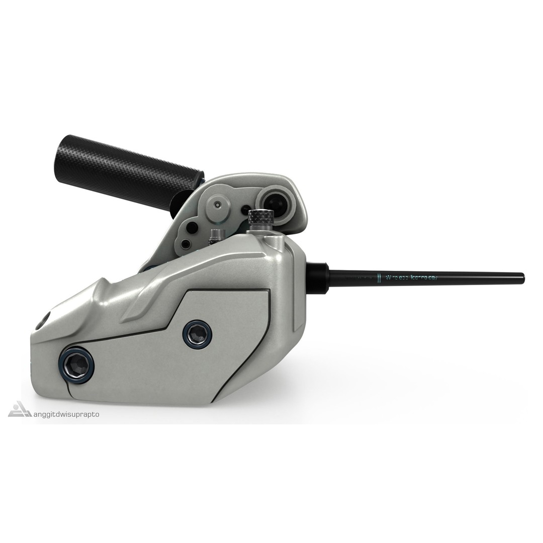 Racing Handbrake 3D Model – Futuristic Design with PBR Textures, FBX - View 4
