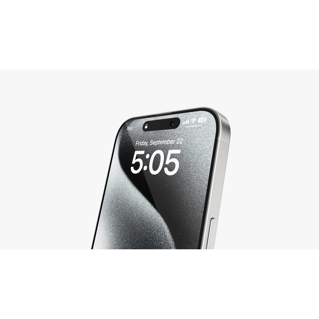 Apple iPhone 15 Pro 3D Model – High Poly PBR Asset, FBX, OBJ - View 11
