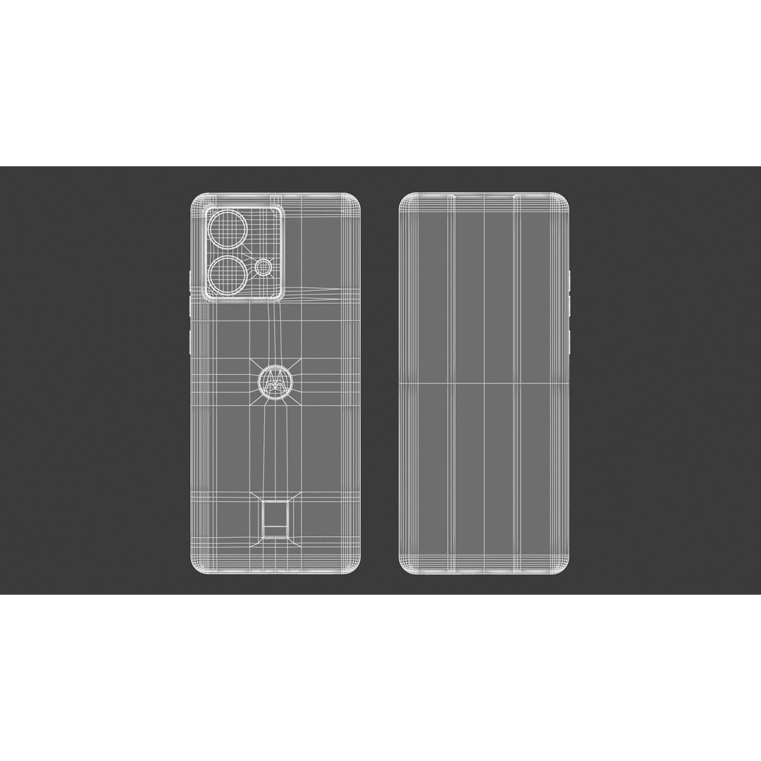 Motorola Edge 40 Neo Black 3D Model – High Poly PBR Game Asset, FBX, OBJ - View 12