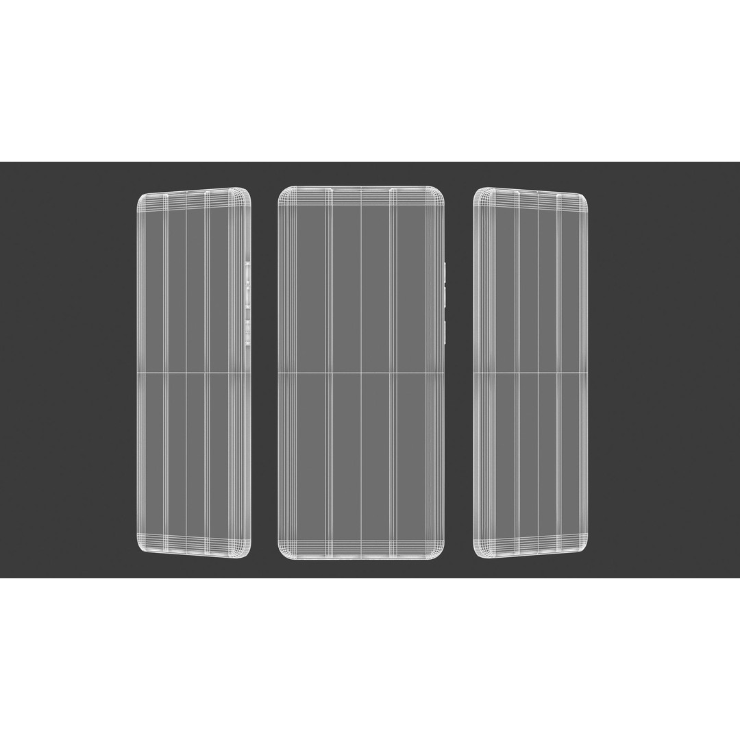 Motorola Edge 40 Neo Black 3D Model – High Poly PBR Game Asset, FBX, OBJ - View 19