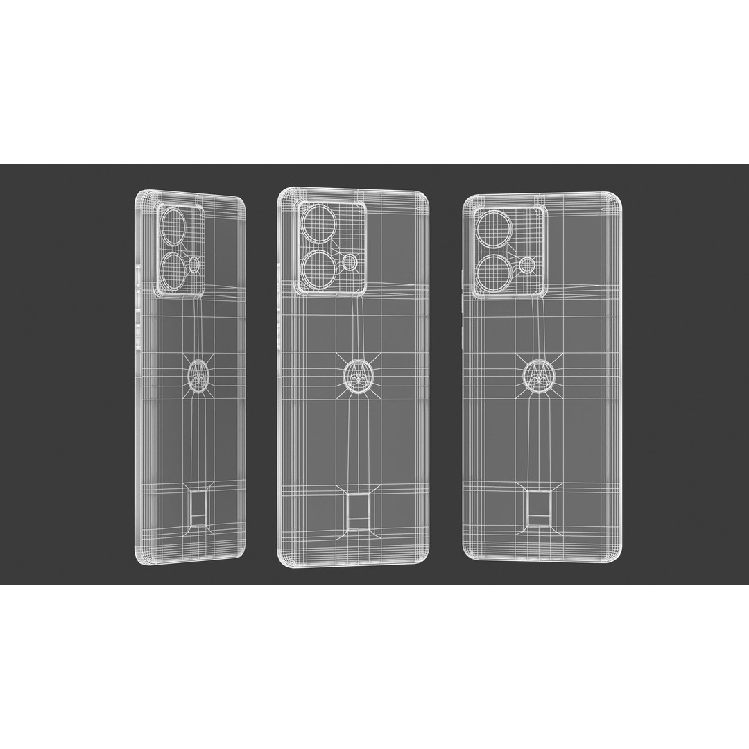 Motorola Edge 40 Neo Black 3D Model – High Poly PBR Game Asset, FBX, OBJ - View 20