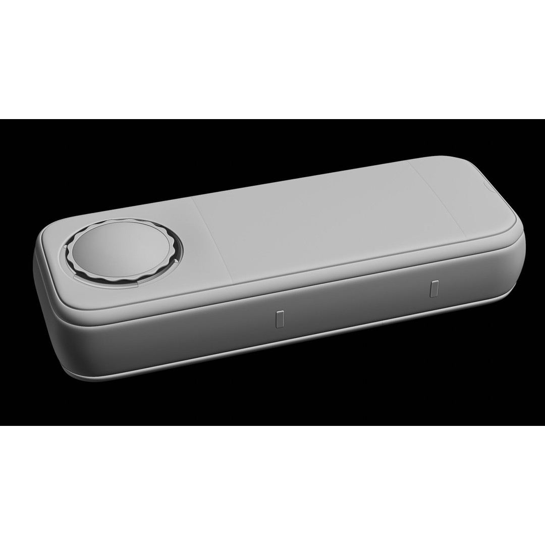 Insta360 X5 3D Model – Low Poly Action Camera, PBR Textures, FBX - View 10