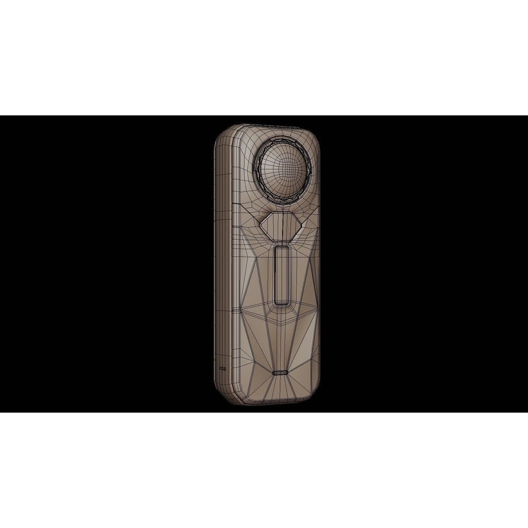 Insta360 X5 3D Model – Low Poly Action Camera, PBR Textures, FBX - View 24