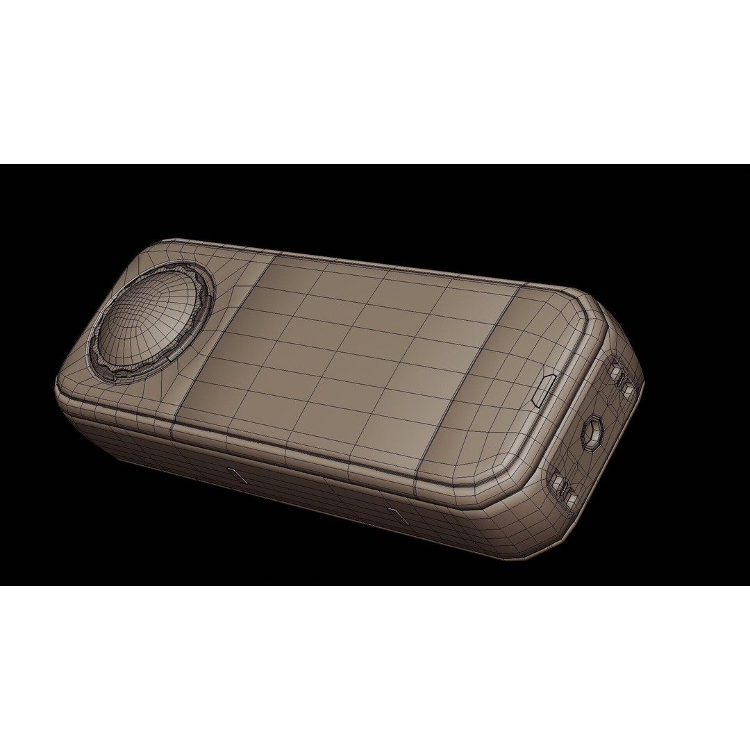 Insta360 X5 3D Model – Low Poly Action Camera, PBR Textures, FBX - View 27