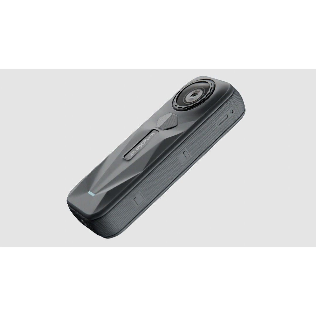 Insta360 X5 3D Model – Low Poly Action Camera, PBR Textures, FBX - View 6