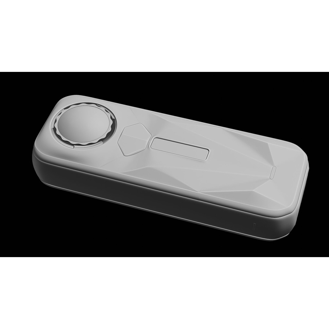 Insta360 X5 3D Model – Low Poly Action Camera, PBR Textures, FBX - View 9