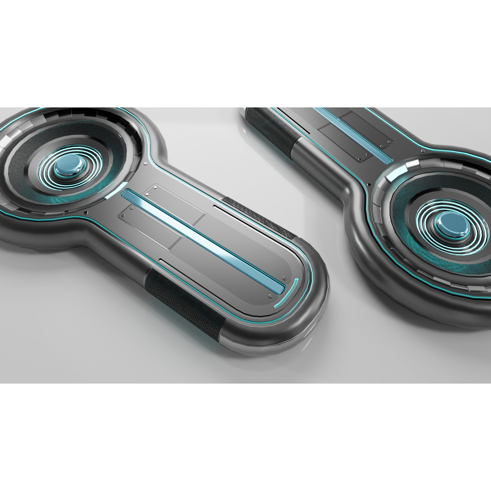Futuristic Thermal Machine - Low-Poly Game-Ready 3D Model - View 4
