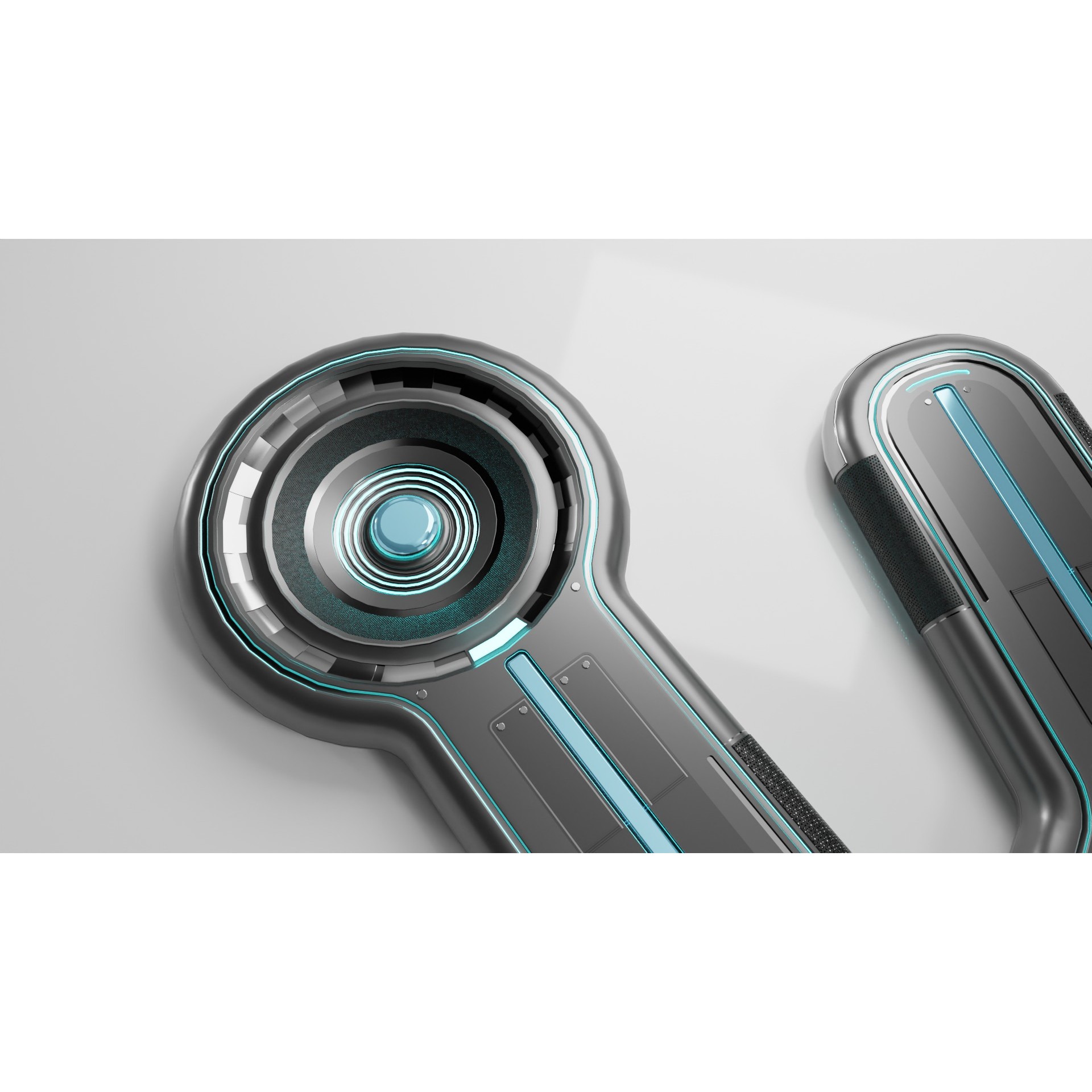 Futuristic Thermal Machine - Low-Poly Game-Ready 3D Model - View 5