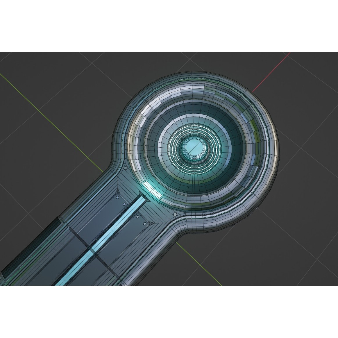Futuristic Thermal Machine - Low-Poly Game-Ready 3D Model - View 7