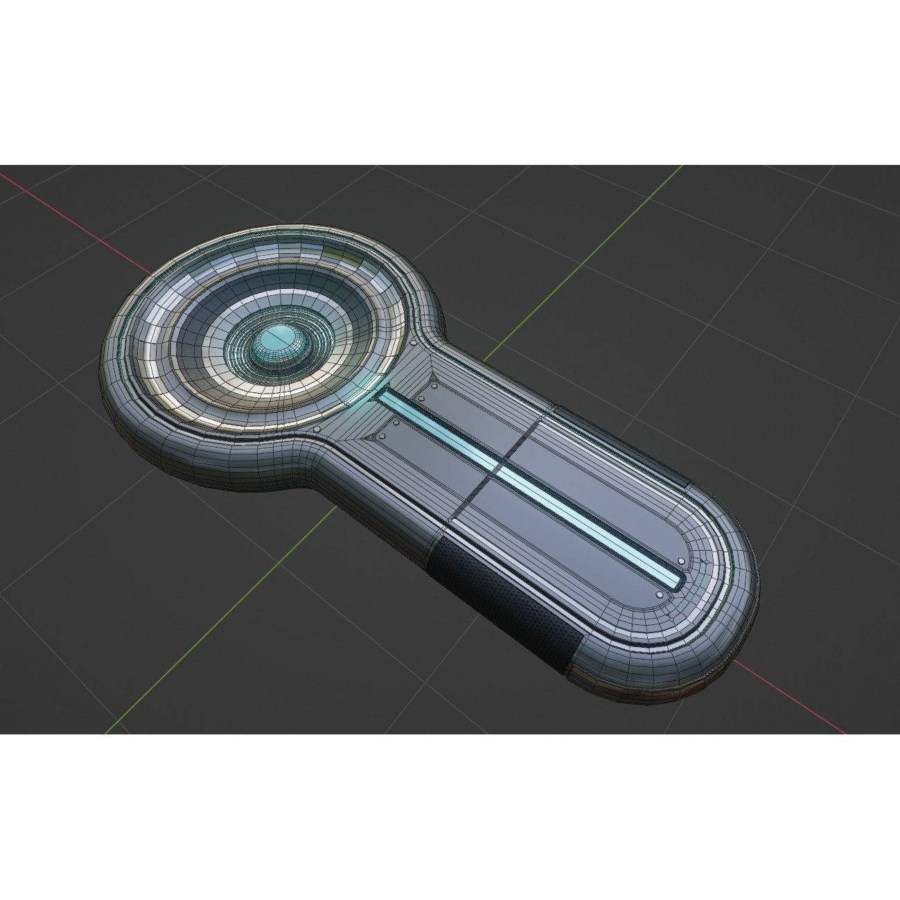 Futuristic Thermal Machine - Low-Poly Game-Ready 3D Model - View 8