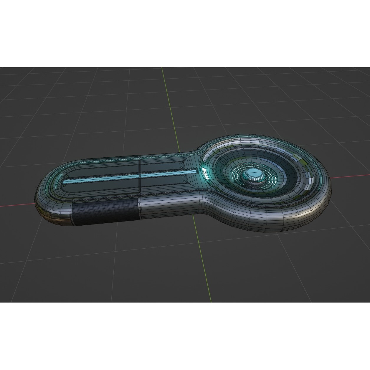 Futuristic Thermal Machine - Low-Poly Game-Ready 3D Model - View 9