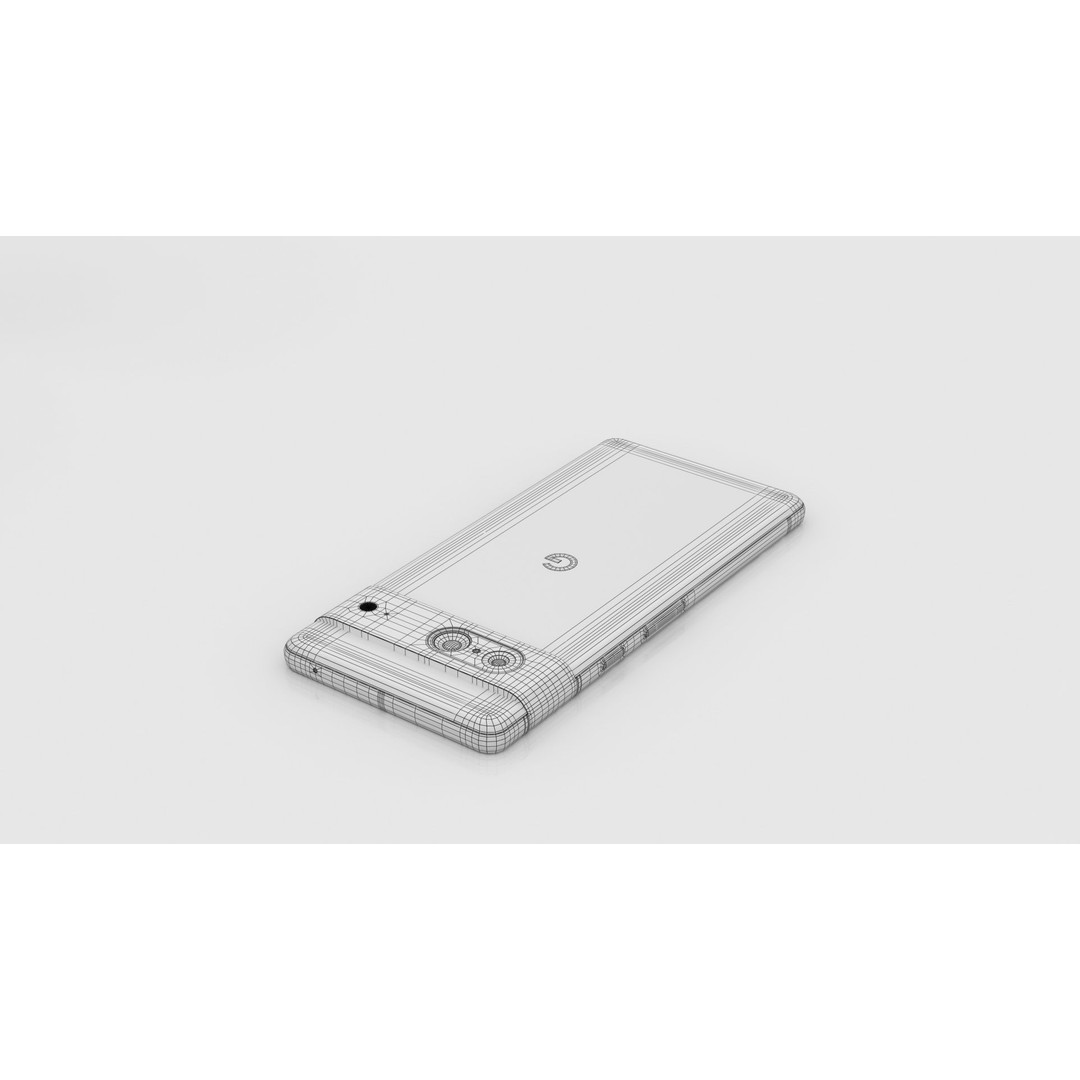 Google Pixel 7 3D Model – Low Poly Smartphone, FBX, OBJ, Blender - View 17