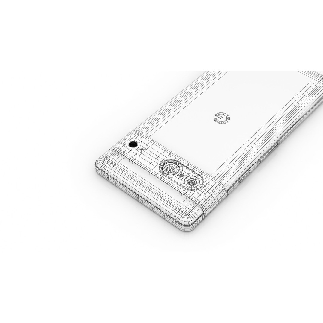 Google Pixel 7 3D Model – Low Poly Smartphone, FBX, OBJ, Blender - View 25