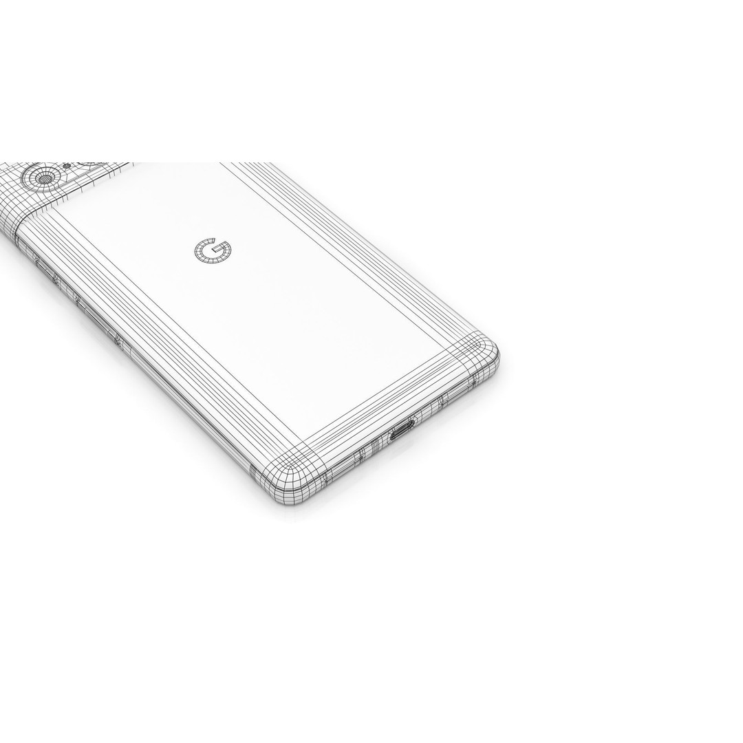 Google Pixel 7 3D Model – Low Poly Smartphone, FBX, OBJ, Blender - View 27