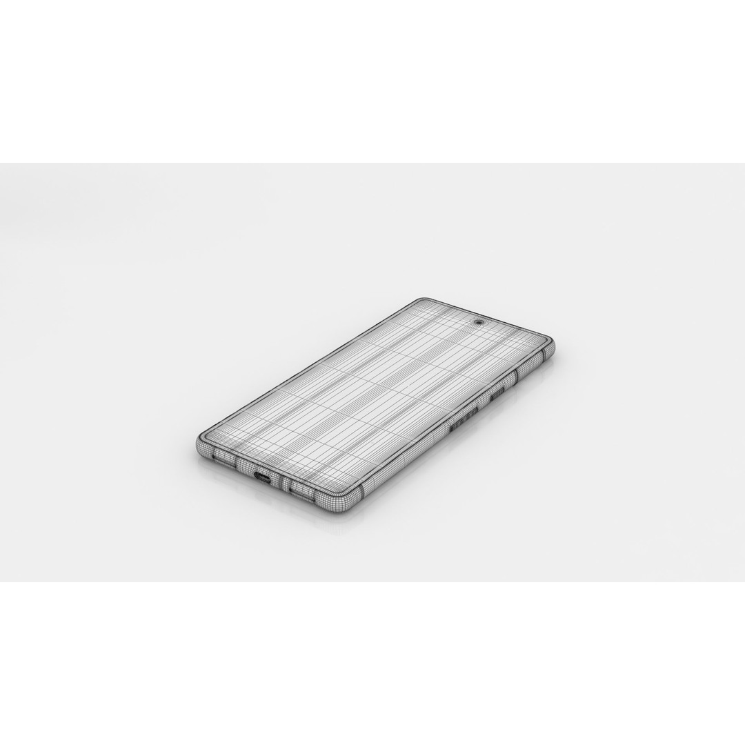 Google Pixel 7 3D Model – Low Poly Smartphone, FBX, OBJ, Blender - View 36