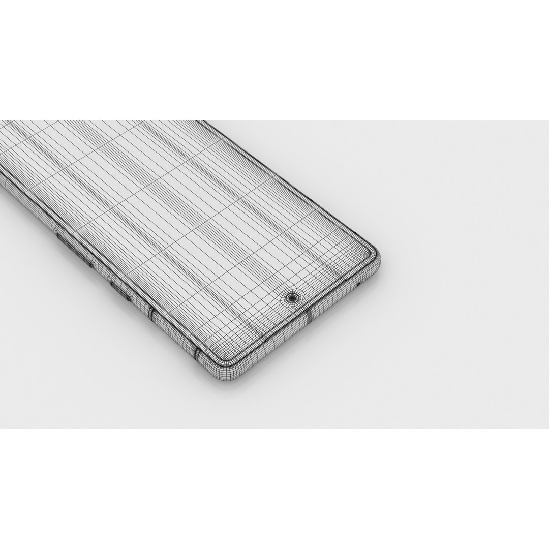 Google Pixel 7 3D Model – Low Poly Smartphone, FBX, OBJ, Blender - View 38