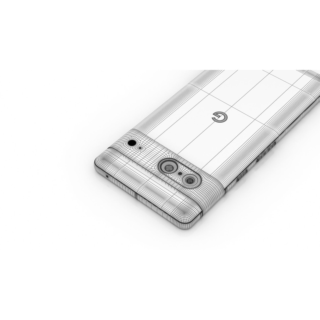 Google Pixel 7 3D Model – Low Poly Smartphone, FBX, OBJ, Blender - View 39