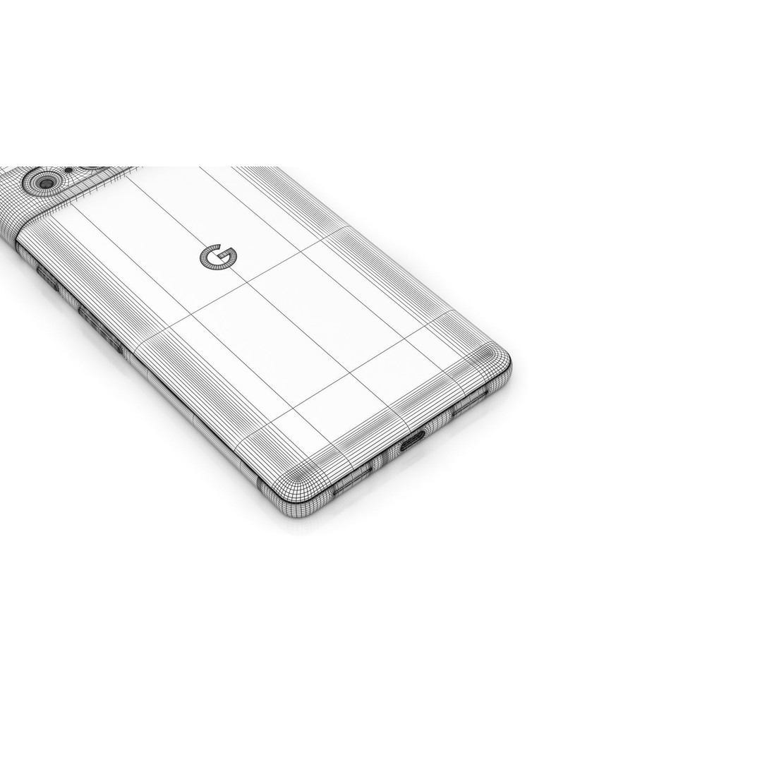 Google Pixel 7 3D Model – Low Poly Smartphone, FBX, OBJ, Blender - View 40