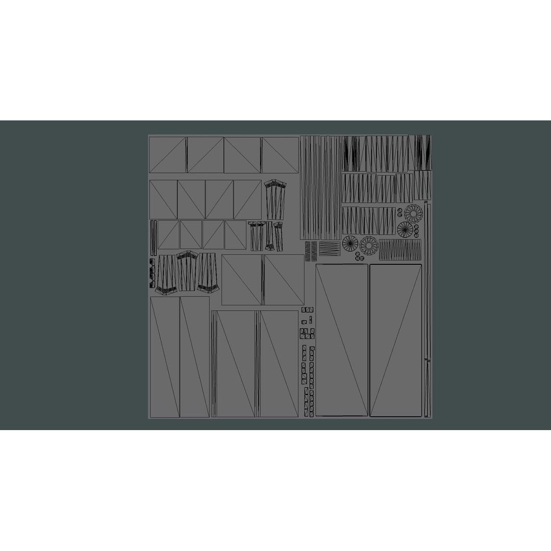 Retro TV Set 3D Model – Low Poly Vintage Electronics, FBX - View 14