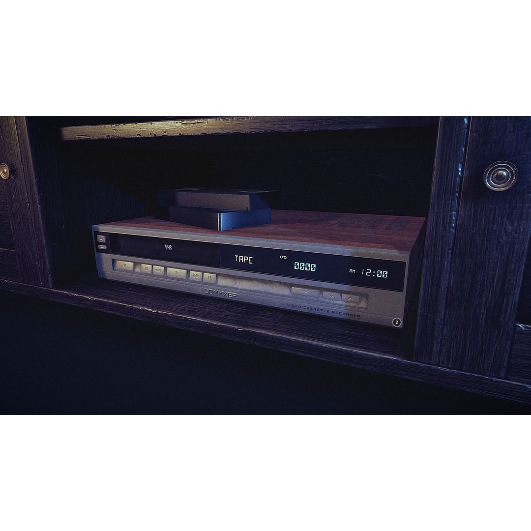 Retro TV Set 3D Model – Low Poly Vintage Electronics, FBX - View 8