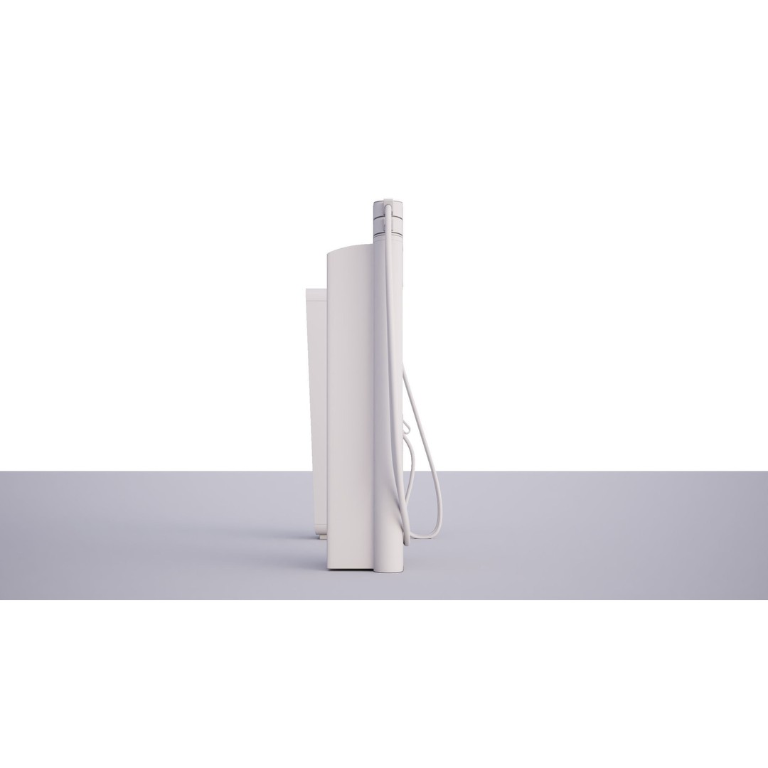 Electric Car Charging Station 3D Model – High Res V-Ray Ready, FBX, OBJ - View 6