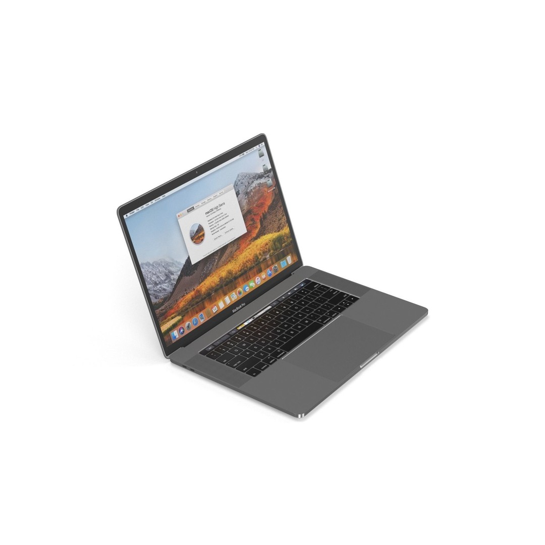 Apple MacBook Pro 15 3D Model – High Poly Element 3D Asset, FBX, OBJ - View 6