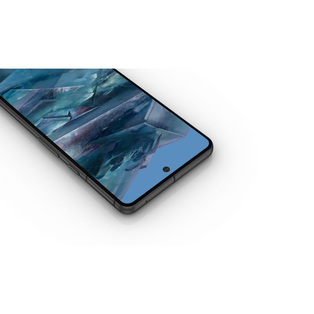 Google Pixel 8 Obsidian 3D Model – Low Poly Game Asset, FBX, OBJ, Blender - View 11