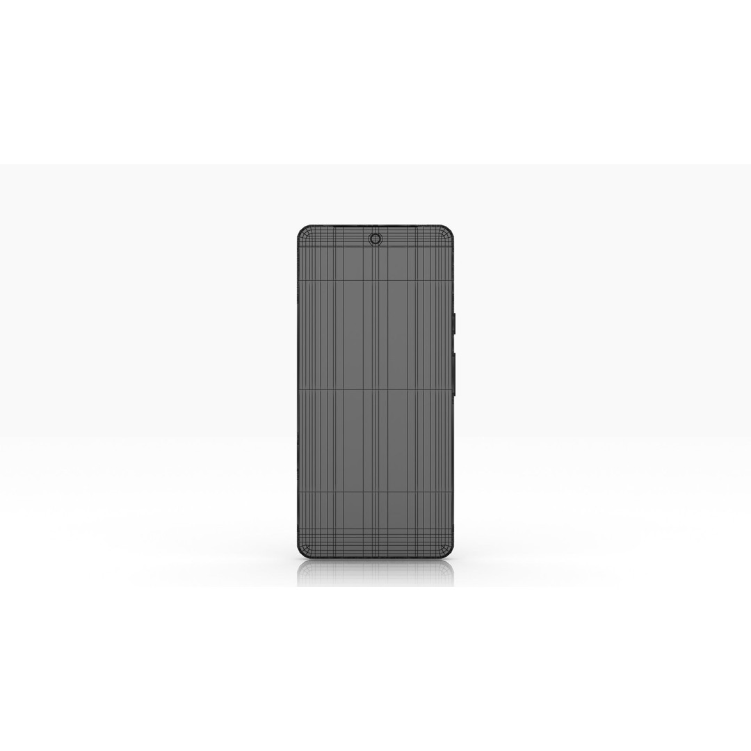 Google Pixel 8 Obsidian 3D Model – Low Poly Game Asset, FBX, OBJ, Blender - View 14