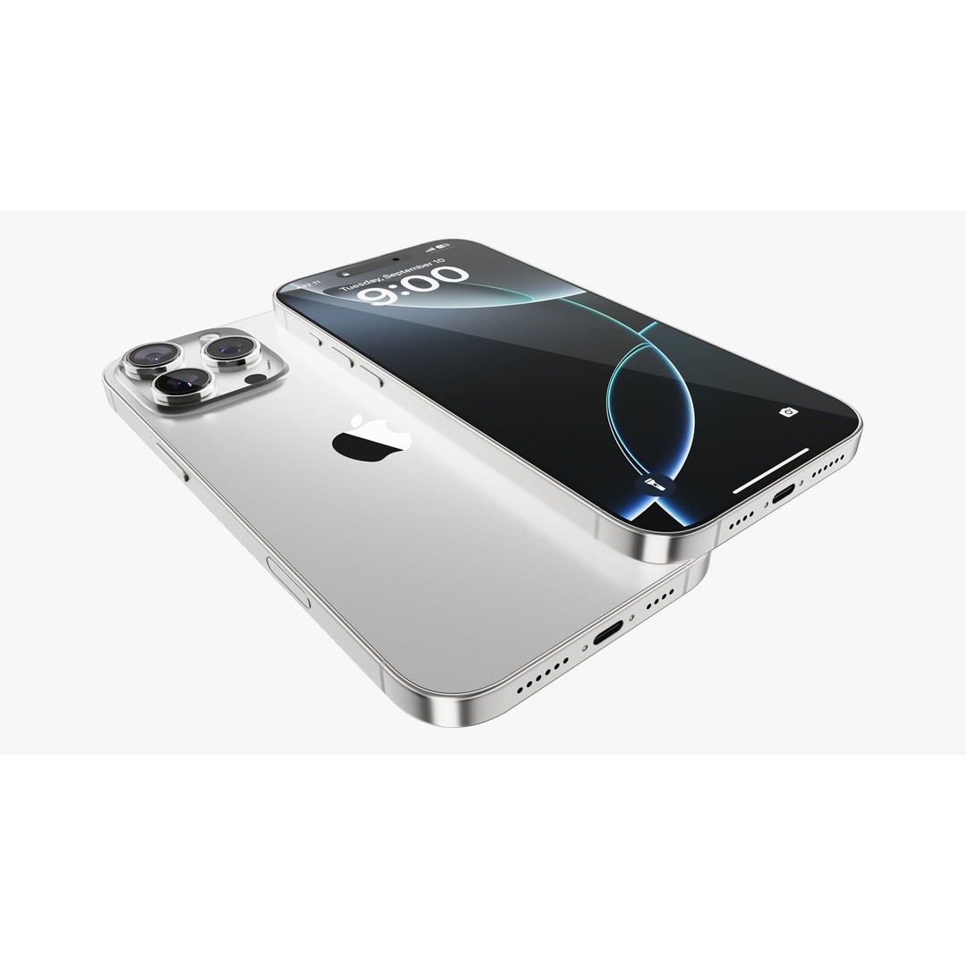 Apple iPhone 16 Pro Max 3D Model – High Poly PBR Asset, FBX, OBJ - View 18