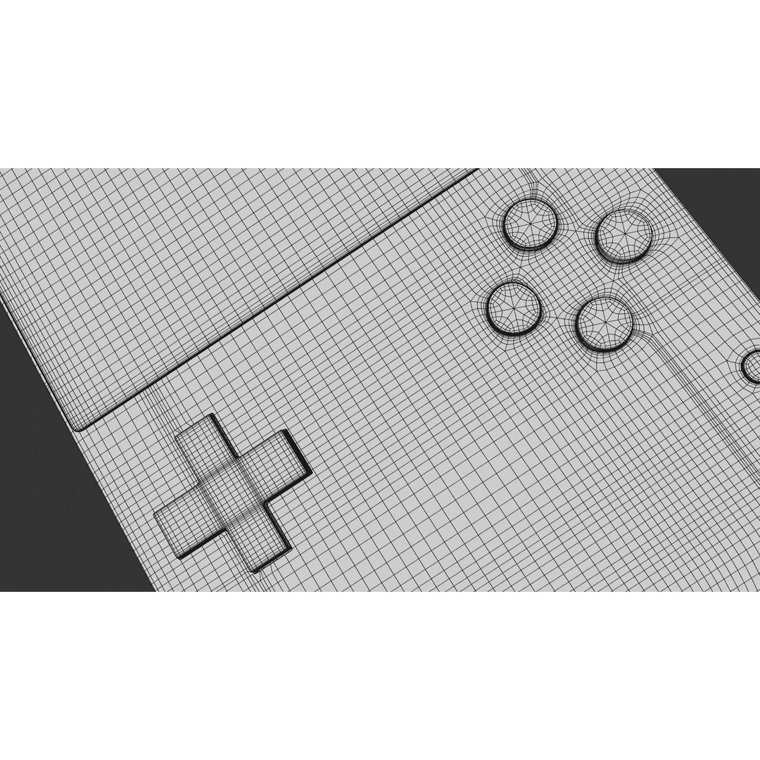 Gameboy Analogue Pocket 3D Model – High Poly PBR Game Asset, FBX, OBJ, C4D - View 11