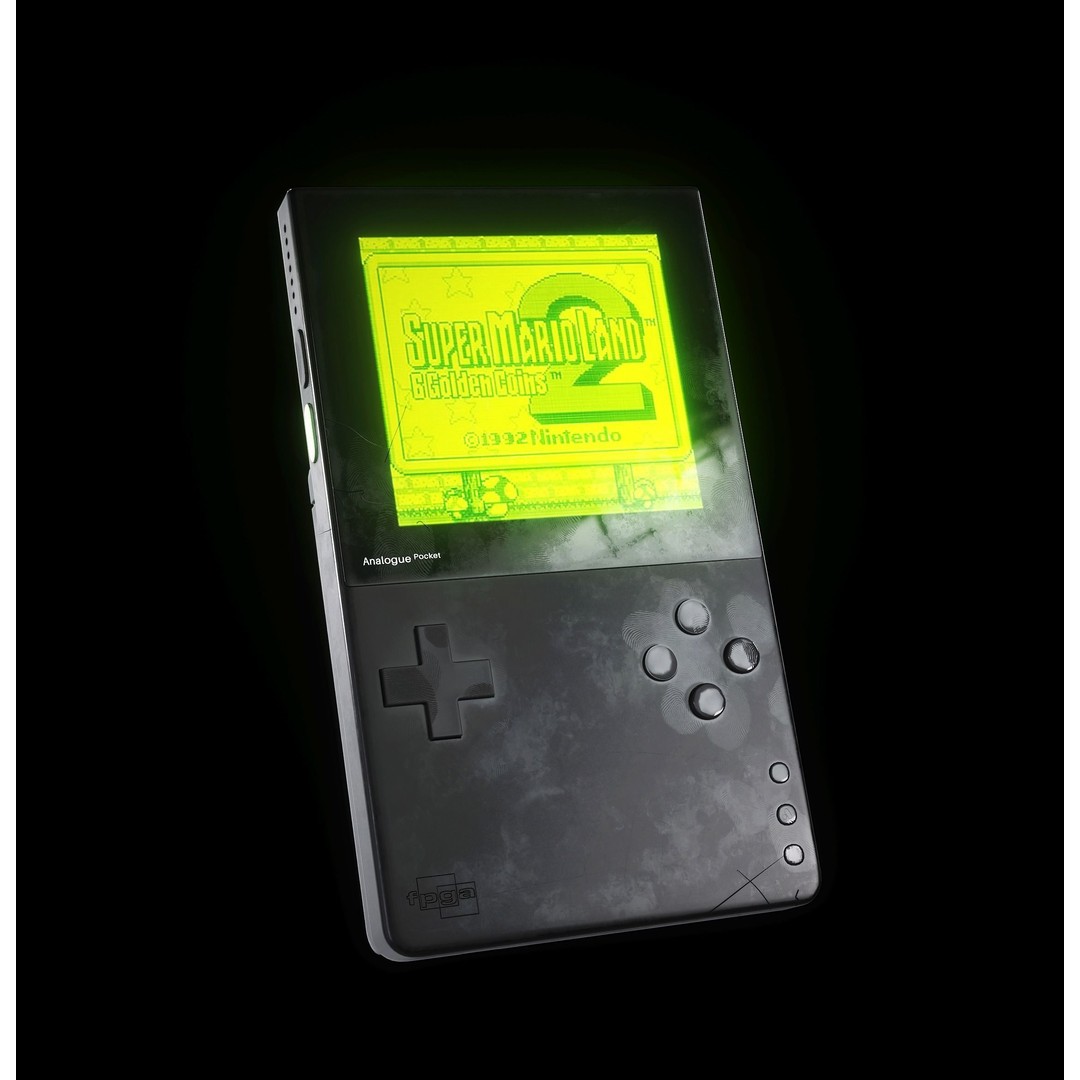 Gameboy Analogue Pocket 3D Model – High Poly PBR Game Asset, FBX, OBJ, C4D - View 6