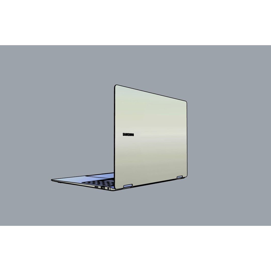 SAMSUNG Galaxy Book4 Pro 360 3D Model – Realistic Laptop Asset, FBX, OBJ - View 22