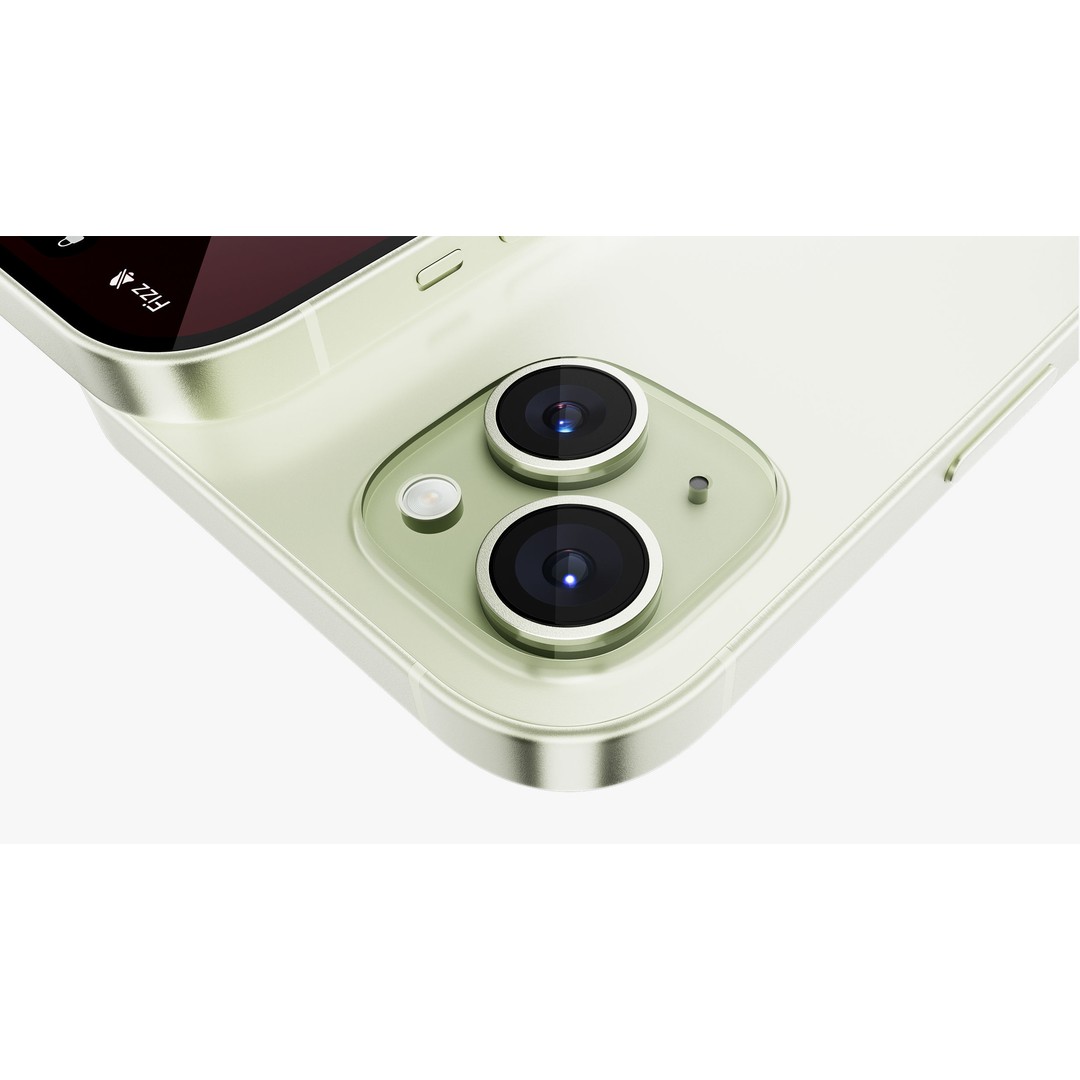 Apple iPhone 15 & 15 Plus Green 3D Model – Detailed PBR Asset, FBX, OBJ - View 22