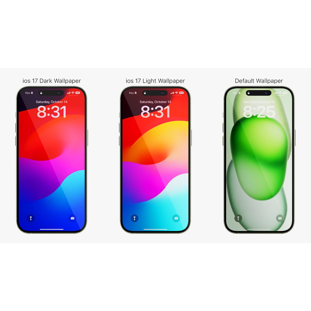 Apple iPhone 15 & 15 Plus Green 3D Model – Detailed PBR Asset, FBX, OBJ - View 5
