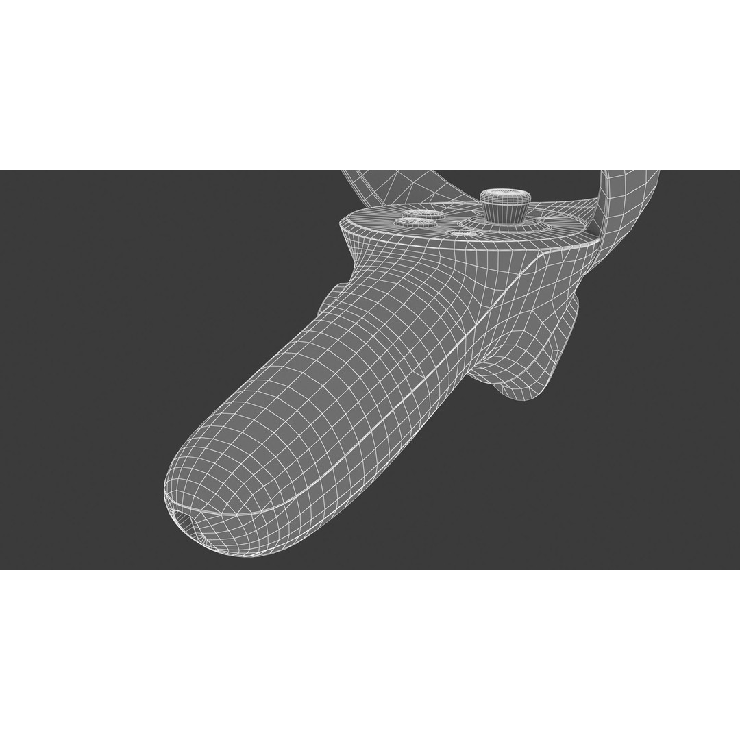 HTC Vive Focus 3 Controller 3D Model – PBR High Poly Game Asset, FBX