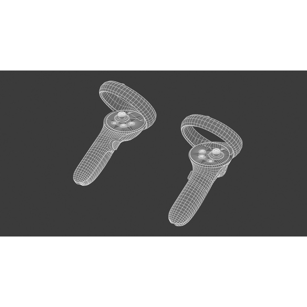 HTC Vive Focus 3 Controller 3D Model – PBR High Poly Game Asset, FBX - View 14