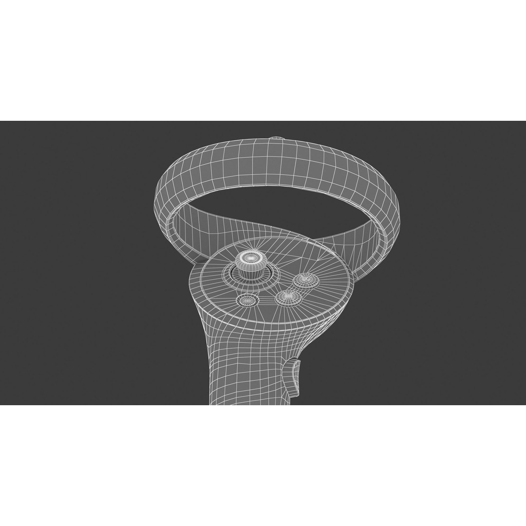 HTC Vive Focus 3 Controller 3D Model – PBR High Poly Game Asset, FBX - View 18