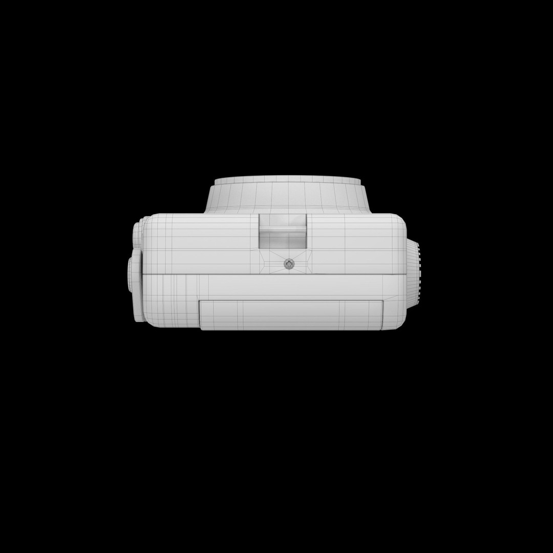 Konica Pop 3D Model – Low Poly Vintage Camera, FBX & OBJ Formats - View 12