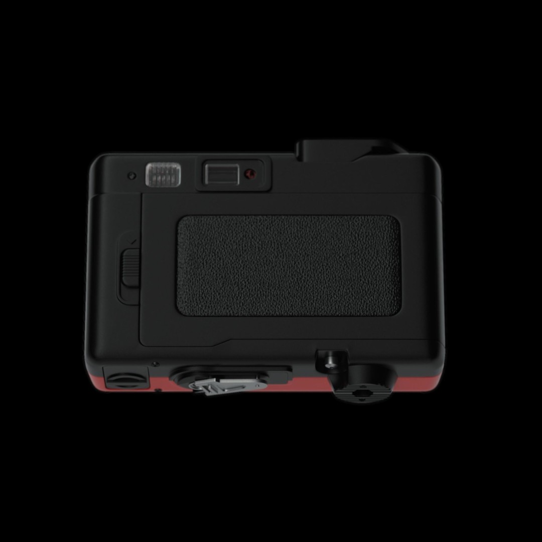 Konica Pop 3D Model – Low Poly Vintage Camera, FBX & OBJ Formats - View 3
