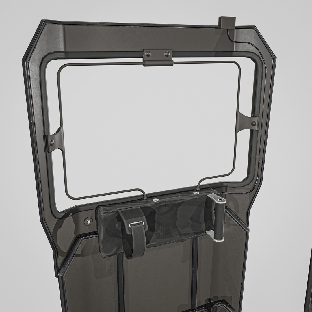 Tactical Arm Shield 3D Model – Low Poly PBR Game Asset, FBX - View 13