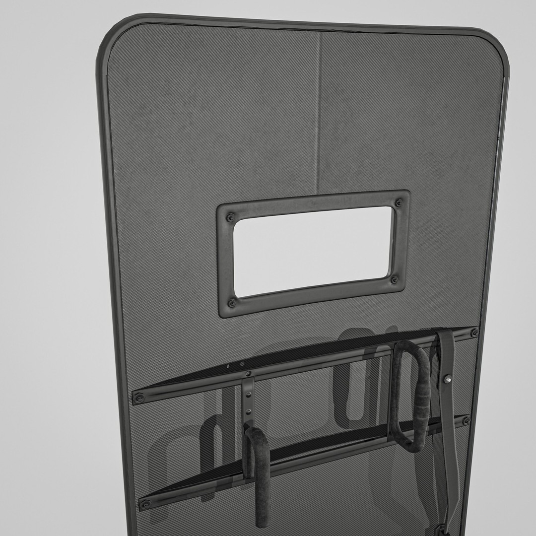 Tactical Arm Shield 3D Model – Low Poly PBR Game Asset, FBX - View 15