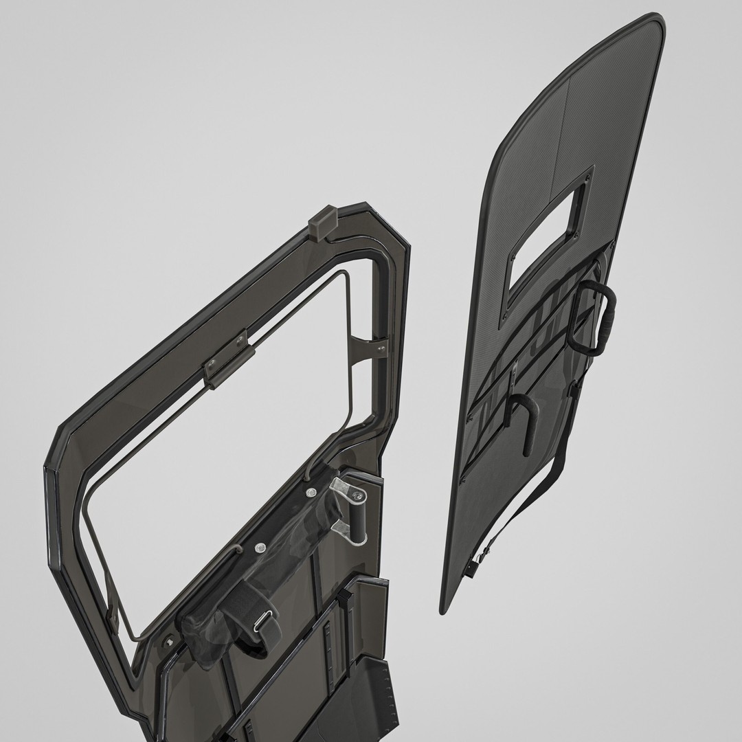 Tactical Arm Shield 3D Model – Low Poly PBR Game Asset, FBX - View 17