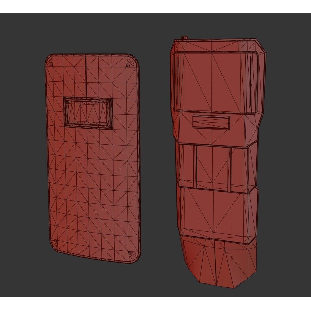 Tactical Arm Shield 3D Model – Low Poly PBR Game Asset, FBX - View 28