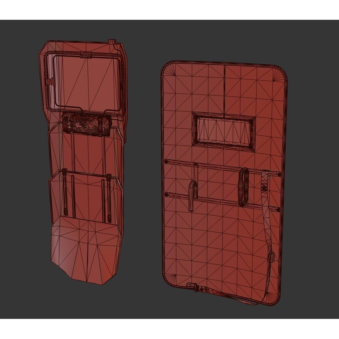 Tactical Arm Shield 3D Model – Low Poly PBR Game Asset, FBX - View 30