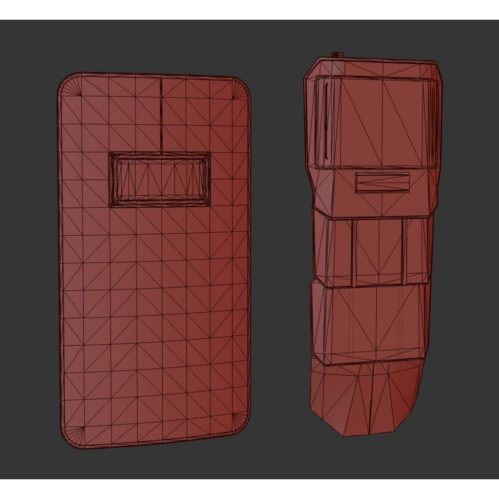 Tactical Arm Shield 3D Model – Low Poly PBR Game Asset, FBX - View 31