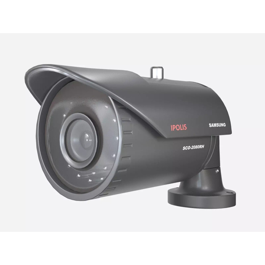 Infrared CCTV Camera 3D Model – High Poly PBR Asset, FBX & OBJ - View 2